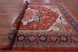 Fine Serapi Hand Knotted Wool Rug - 9' 10" X 13' 5" - Golden Nile