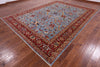 Persian Fine Serapi Hand Knotted Wool Rug - 9' 0" X 12' 1" - Golden Nile