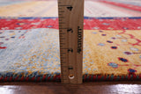 Tribal Persian Gabbeh Handmade Wool Rug - 8' 2" X 9' 7" - Golden Nile