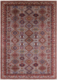 Super Kazak Hand Knotted Wool Rug - 8' 7" X 12' 0" - Golden Nile