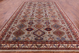 Super Kazak Hand Knotted Wool Rug - 8' 7" X 12' 0" - Golden Nile