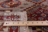 Super Kazak Hand Knotted Wool Rug - 8' 7" X 12' 0" - Golden Nile