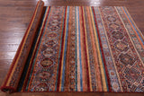 Khorjin Persian Gabbeh Handmade Wool Rug - 5' 8" X 8' 2" - Golden Nile