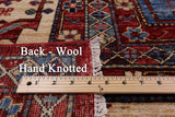 Red Persian Fine Serapi Hand Knotted Wool Rug - 13' 5" X 19' 1" - Golden Nile