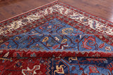 Red Persian Fine Serapi Hand Knotted Wool Rug - 13' 5" X 19' 1" - Golden Nile