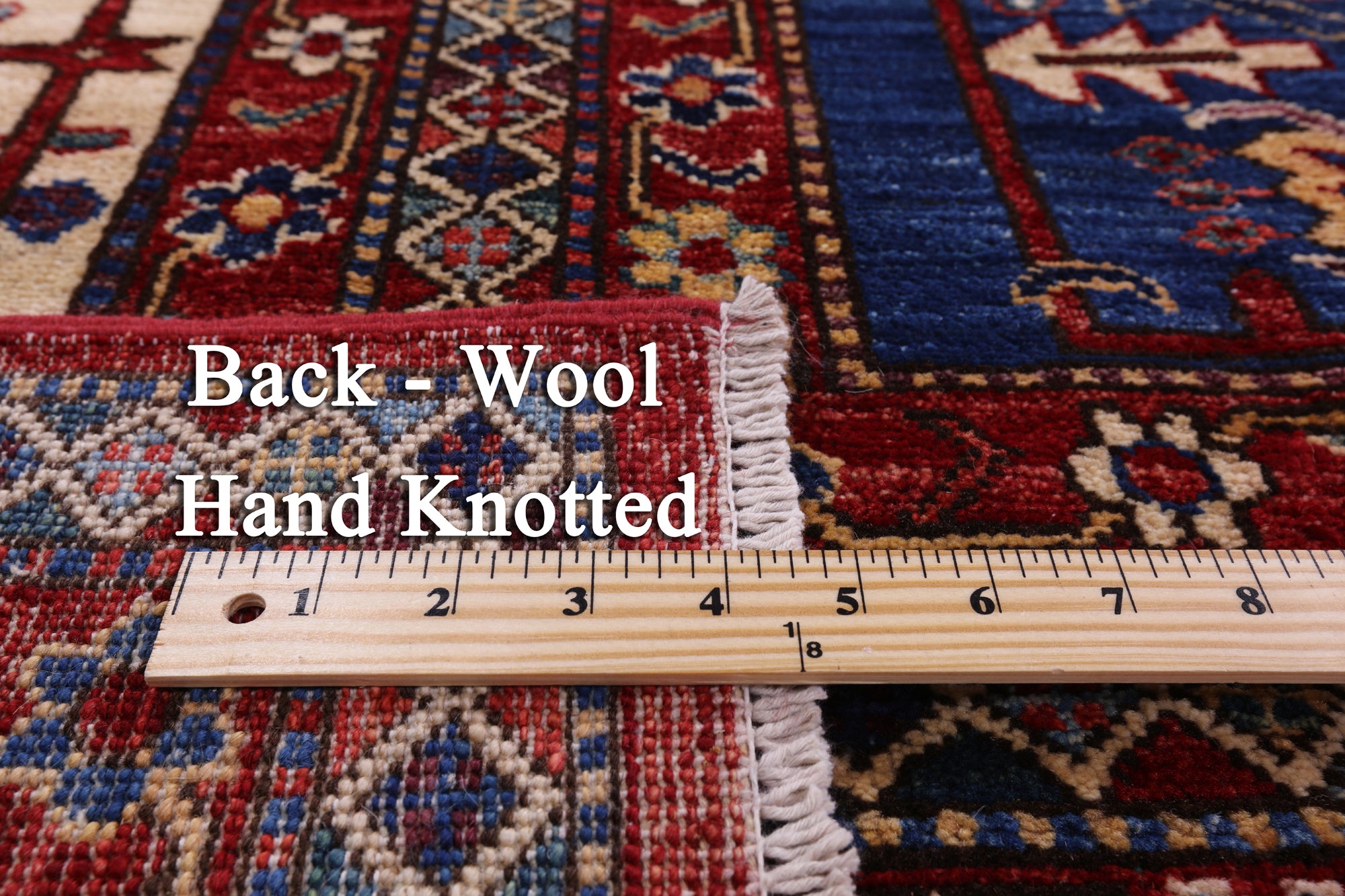 Red Persian Fine Serapi Hand Knotted Wool Rug - 12' 0" X 14' 11" - Golden Nile