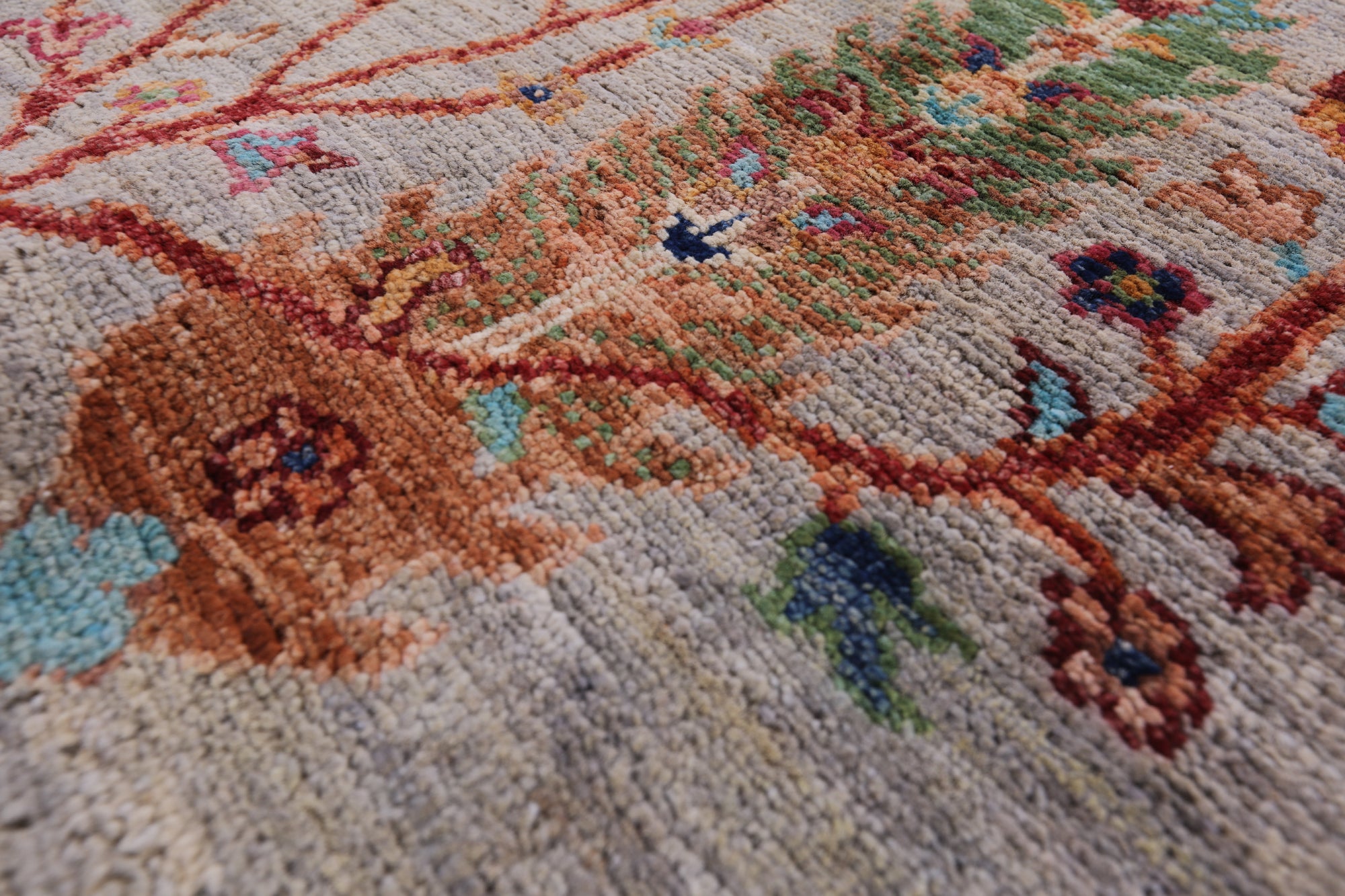 Tribal Persian Gabbeh Handmade Wool Rug - 4' 0" X 6' 2" - Golden Nile