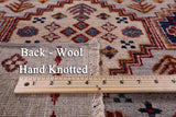 Tribal Khorjin Persian Gabbeh Hand Knotted Wool Rug - 6' 5" X 9' 8" - Golden Nile
