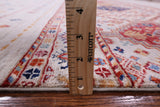 Grey Tribal Khorjin Persian Gabbeh Handmade Wool Rug - 6' 7" X 9' 6" - Golden Nile