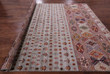 Tribal Persian Gabbeh Handmade Wool Rug - 8' 5" X 9' 9" - Golden Nile