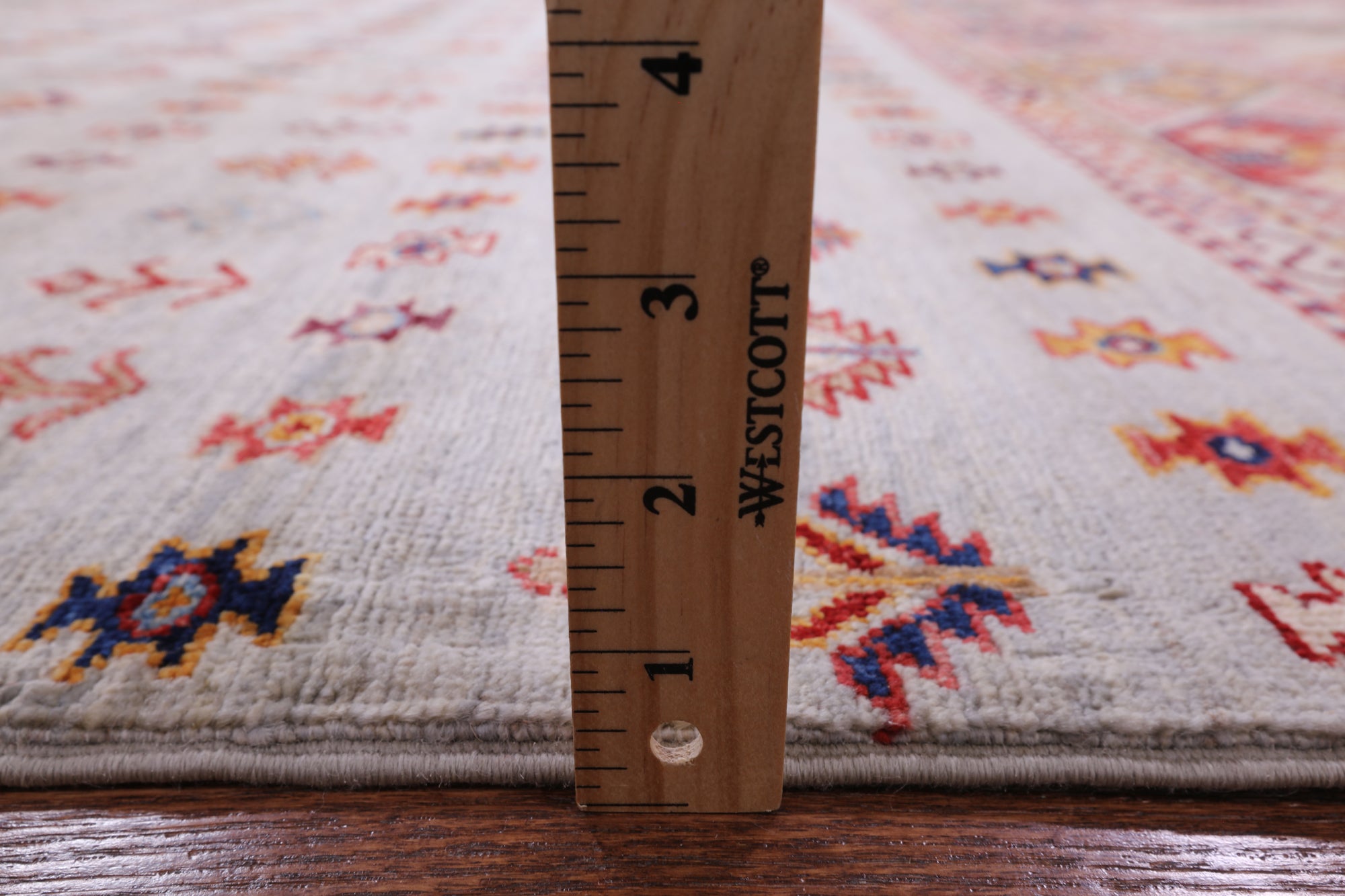 Tribal Persian Gabbeh Handmade Wool Rug - 8' 5" X 9' 9" - Golden Nile