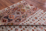 Tribal Persian Gabbeh Handmade Wool Rug - 8' 5" X 9' 9" - Golden Nile