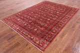 Tribal Persian Gabbeh Hand Knotted Wool Rug - 5' 9" X 8' 2" - Golden Nile