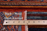 Khorjin Persian Gabbeh Hand Knotted Wool Rug - 3' 10" X 5' 11" - Golden Nile