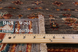 Khorjin Persian Gabbeh Handmade Wool Rug - 3' 11" X 5' 5" - Golden Nile