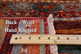 Khorjin Persian Gabbeh Hand Knotted Wool Rug - 4' 1" X 6' 1" - Golden Nile