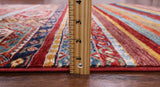 Khorjin Persian Gabbeh Hand Knotted Wool Rug - 4' 1" X 6' 1" - Golden Nile