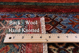 Khorjin Persian Gabbeh Hand Knotted Wool Rug - 3' 3" X 5' 2" - Golden Nile