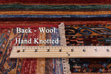 Khorjin Persian Gabbeh Hand Knotted Wool Runner Rug - 2' 8" X 9' 9" - Golden Nile