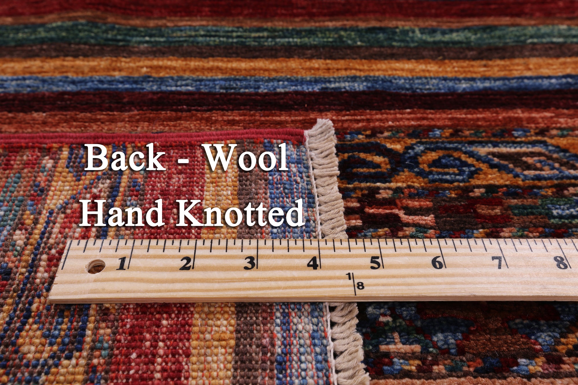 Khorjin Persian Gabbeh Hand Knotted Wool Runner Rug - 2' 8" X 9' 9" - Golden Nile