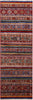 Khorjin Persian Gabbeh Hand Knotted Wool Runner Rug - 2' 7" X 7' 11" - Golden Nile