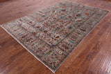 Peshawar Hand Knotted Wool Rug - 6' 6" X 9' 9" - Golden Nile