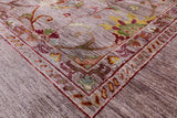 Peshawar Hand Knotted Wool Rug - 5' 8" X 8' 0" - Golden Nile