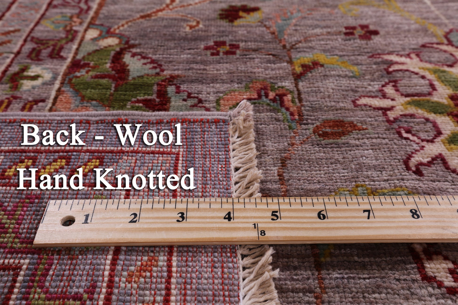 Peshawar Hand Knotted Wool Rug - 5' 8" X 8' 0" - Golden Nile