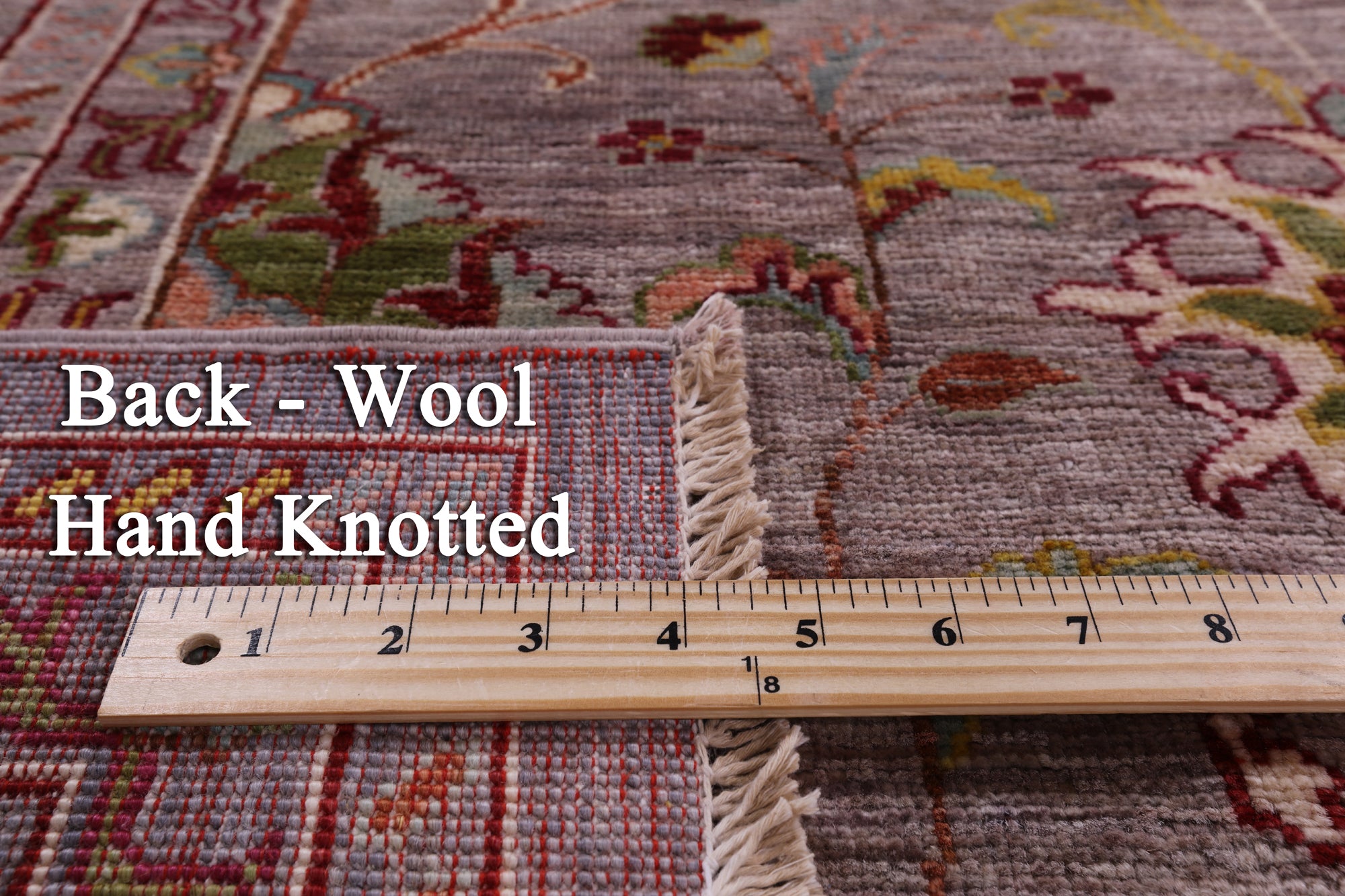 Peshawar Hand Knotted Wool Rug - 5' 8" X 8' 0" - Golden Nile