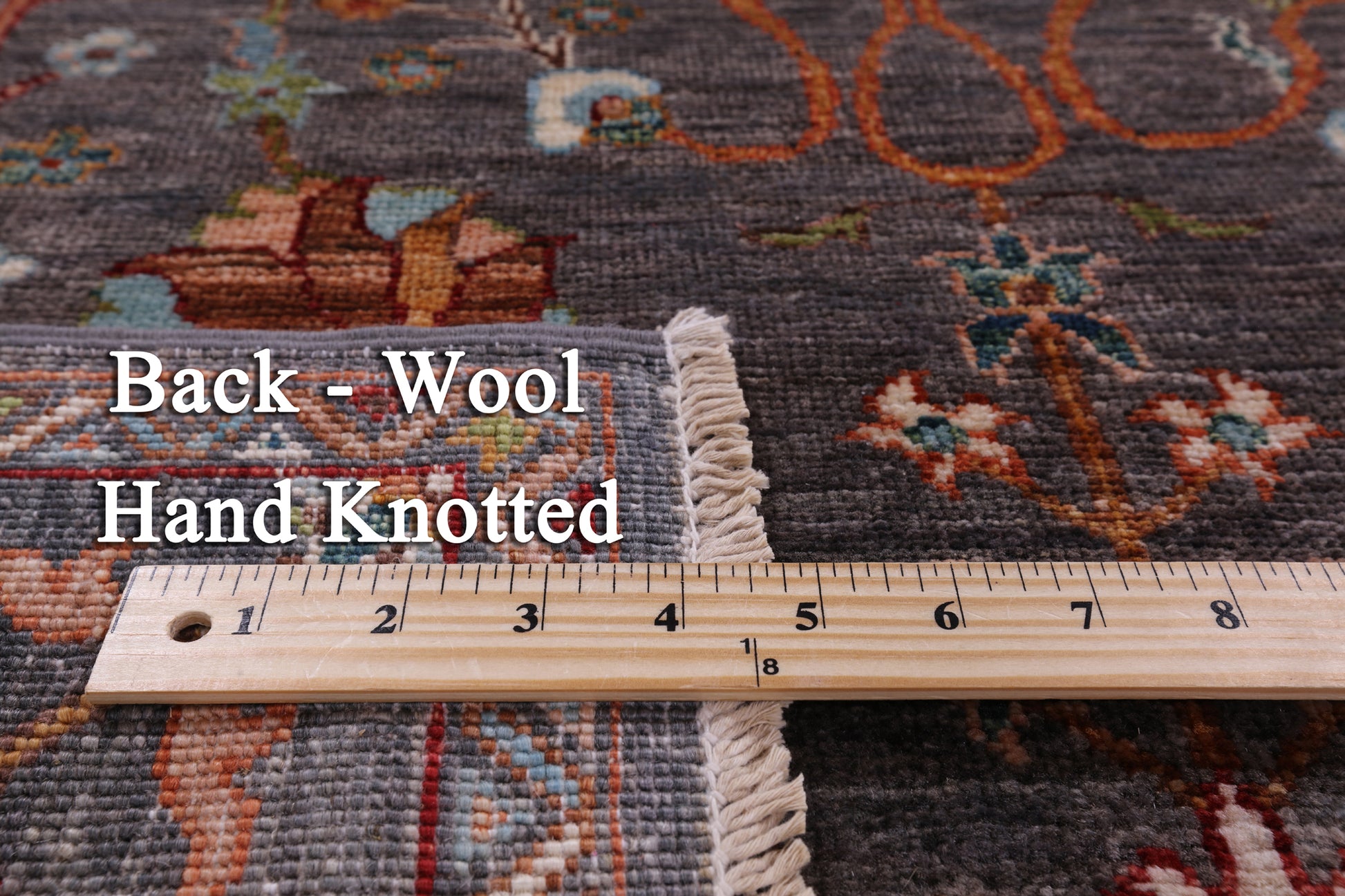 Peshawar Hand Knotted Wool Rug - 5' 9" X 8' 4" - Golden Nile