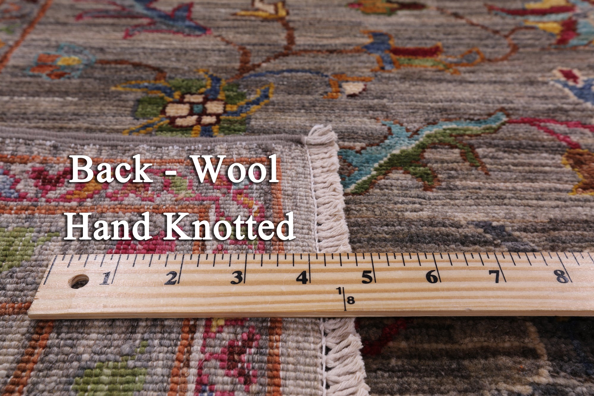 Peshawar Hand Knotted Wool Rug - 6' 8" X 10' 0" - Golden Nile