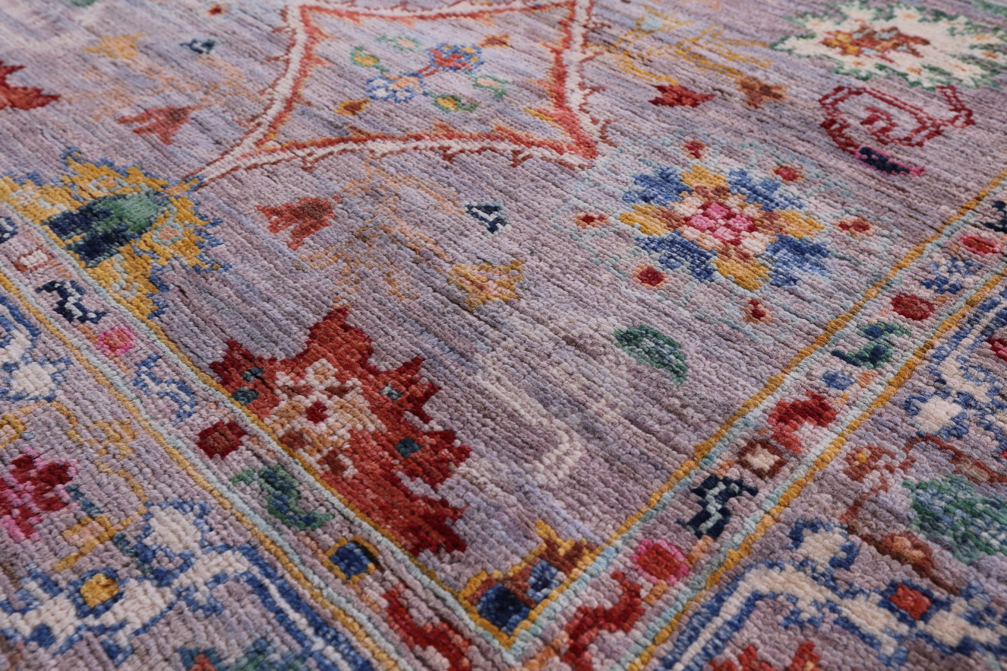 Grey Peshawar Hand Knotted Wool Runner Rug - 2' 7" X 8' 2" - Golden Nile