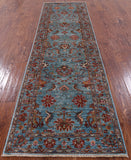 Peshawar Handmade Wool Runner Rug - 2' 8" X 9' 11" - Golden Nile