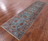 Peshawar Handmade Wool Runner Rug - 2' 8" X 9' 11" - Golden Nile