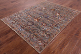 Peshawar Hand Knotted Wool Rug - 5' 0" X 6' 8" - Golden Nile