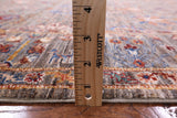 Peshawar Hand Knotted Wool Rug - 5' 0" X 6' 8" - Golden Nile