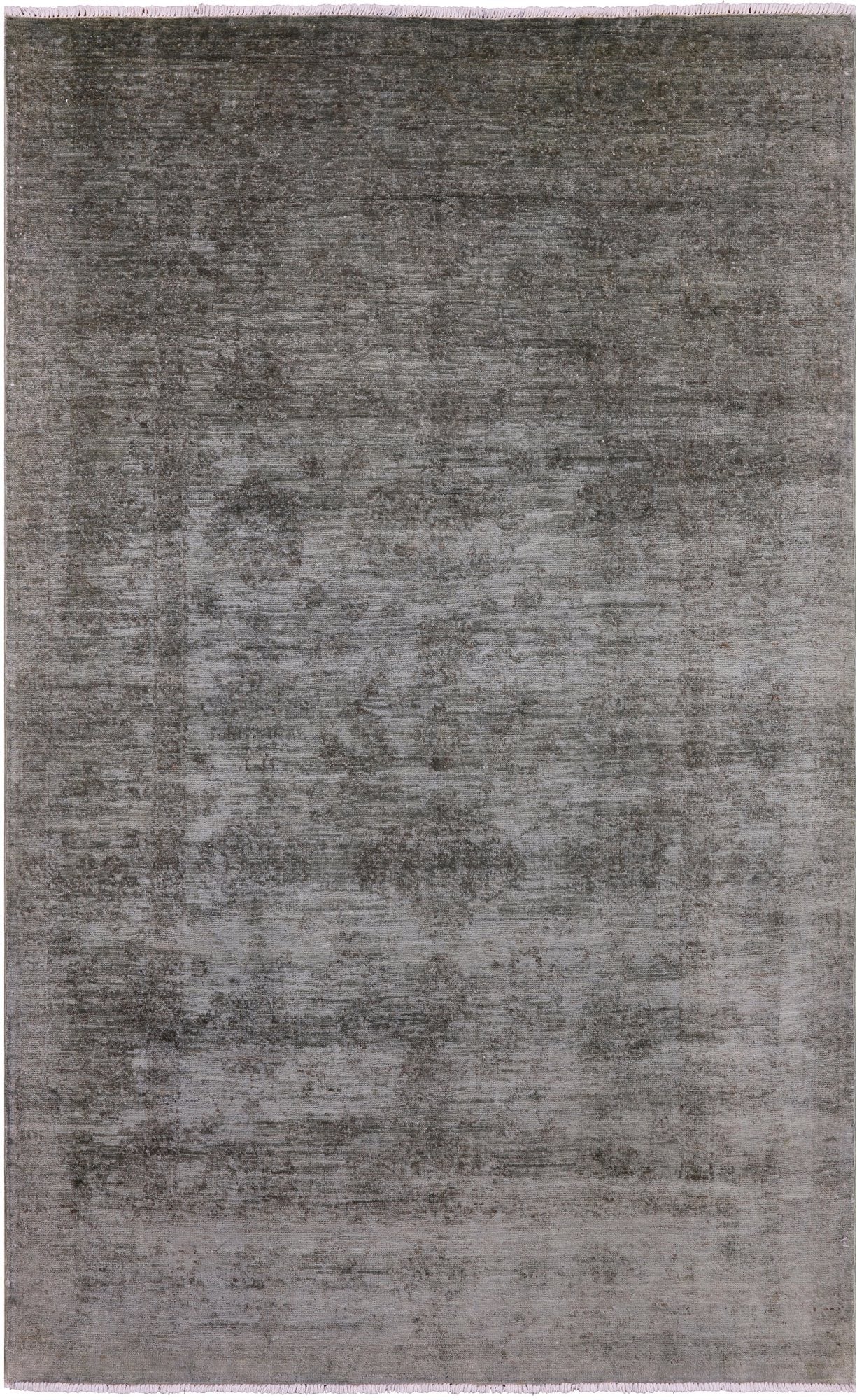 Full Pile Overdyed Handmade Wool Rug - 3' 11" X 6' 4" - Golden Nile