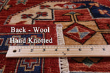 Turkmen Ersari Handmade Wool Rug - 5' 1" X 6' 4" - Golden Nile