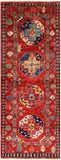 Turkmen Ersari Handmade Wool Runner Rug - 2' 9" X 7' 2" - Golden Nile
