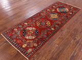 Turkmen Ersari Handmade Wool Runner Rug - 2' 9" X 7' 2" - Golden Nile