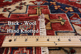 Red Turkmen Ersari Handmade Wool Runner Rug - 2' 8" X 11' 1" - Golden Nile