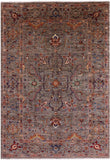 Peshawar Hand Knotted Wool Rug - 5' 7" X 8' 0" - Golden Nile