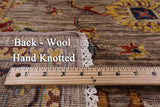 Peshawar Hand Knotted Wool Rug - 6' 7" X 9' 10" - Golden Nile