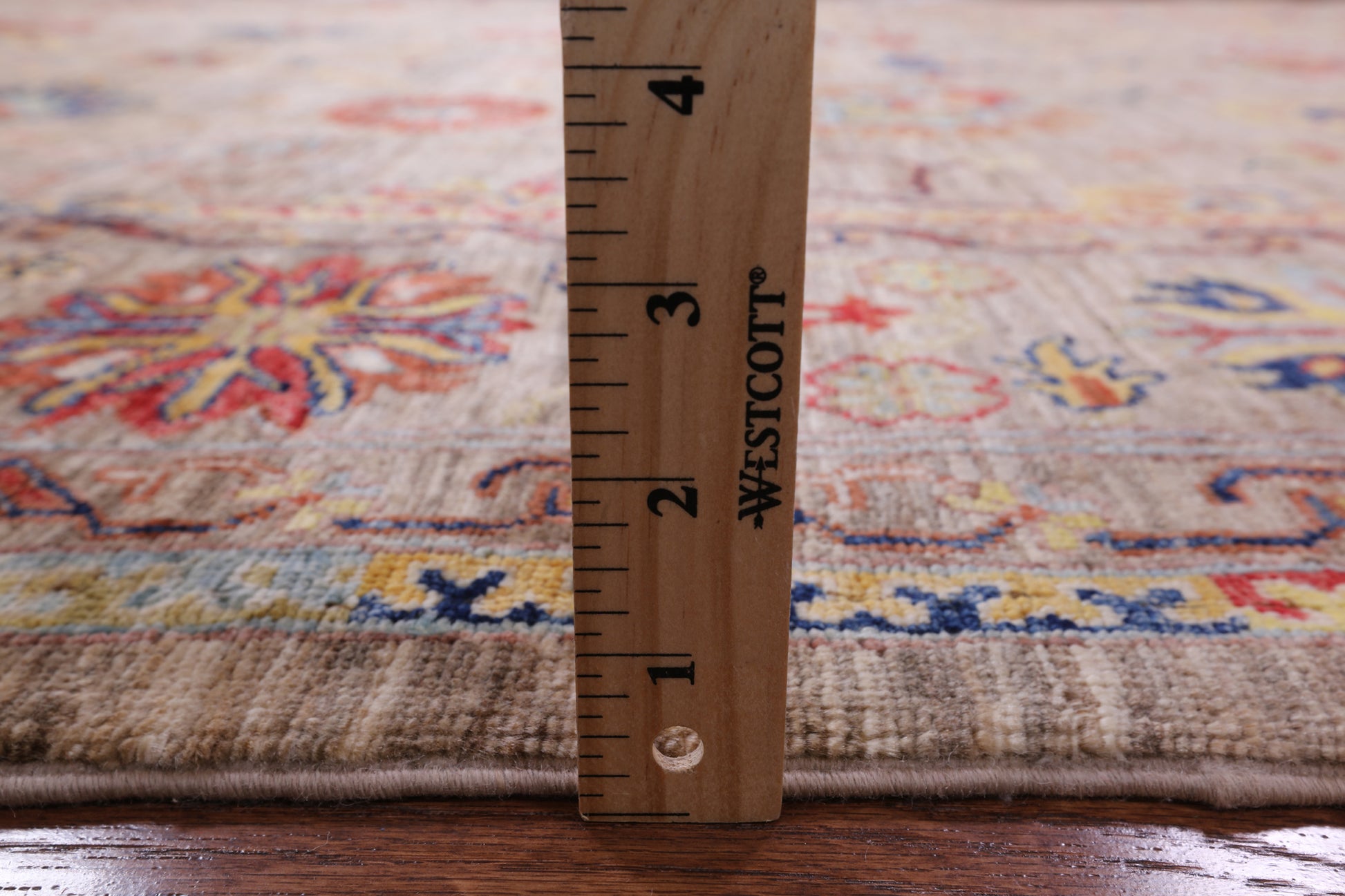 Peshawar Hand Knotted Wool Rug - 6' 7" X 9' 10" - Golden Nile