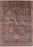 Peshawar Handmade Wool Rug - 4' 10" X 6' 7" - Golden Nile