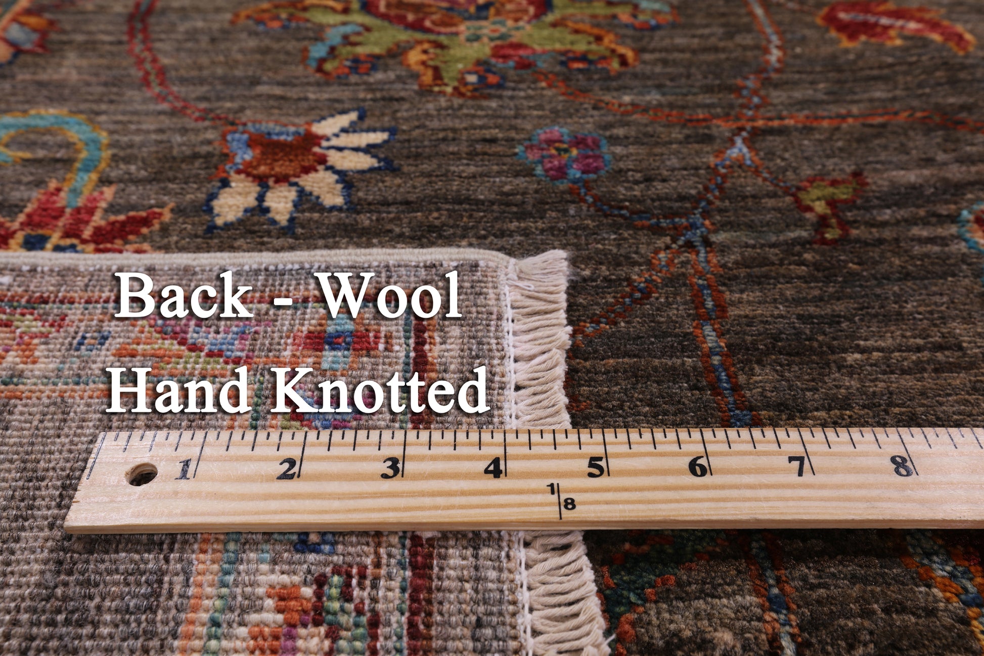 Peshawar Handmade Wool Rug - 4' 10" X 6' 7" - Golden Nile
