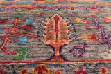 Peshawar Handmade Wool Rug - 8' 3" X 9' 3" - Golden Nile