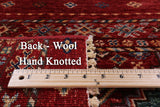 Khorjin Persian Gabbeh Hand Knotted Wool Rug - 4' 10" X 6' 8" - Golden Nile