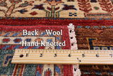 Tribal Persian Gabbeh Handmade Wool Runner Rug - 2' 8" X 6' 7" - Golden Nile