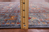 Tribal Persian Gabbeh Handmade Wool Rug - 3' 4" X 4' 11" - Golden Nile